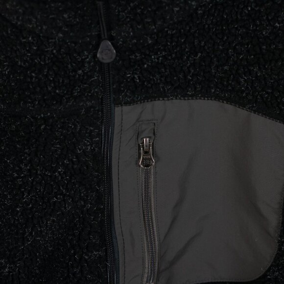 Woolrich High Point Deep Pile Fleece Jacket in Onyx Heather- Men's XL - Picture 3 of 6